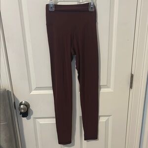 Aerie Burgundy High-Waist Leggings